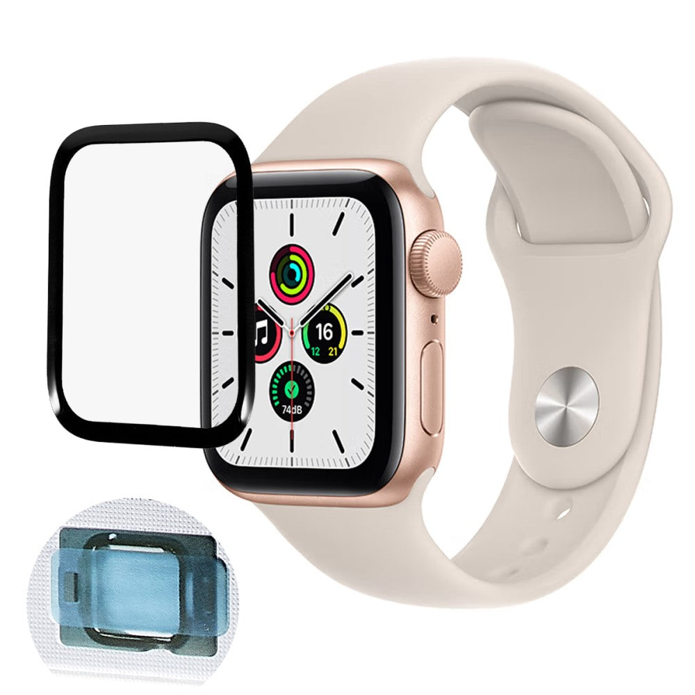 Apple Watch Series 7 41mm Silikone Skรฆrmbeskytter - Gennemsigtig#serie_558