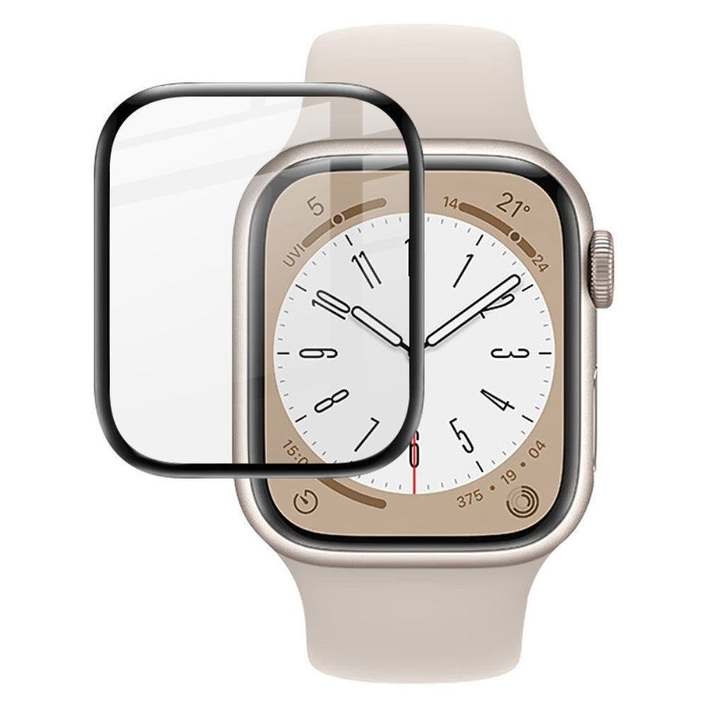 Apple Watch Series 8 (41mm) / Apple Watch Series 7 41mm Plastik  HD Skรฆrmbeskytter - Gennemsigtig#serie_597
