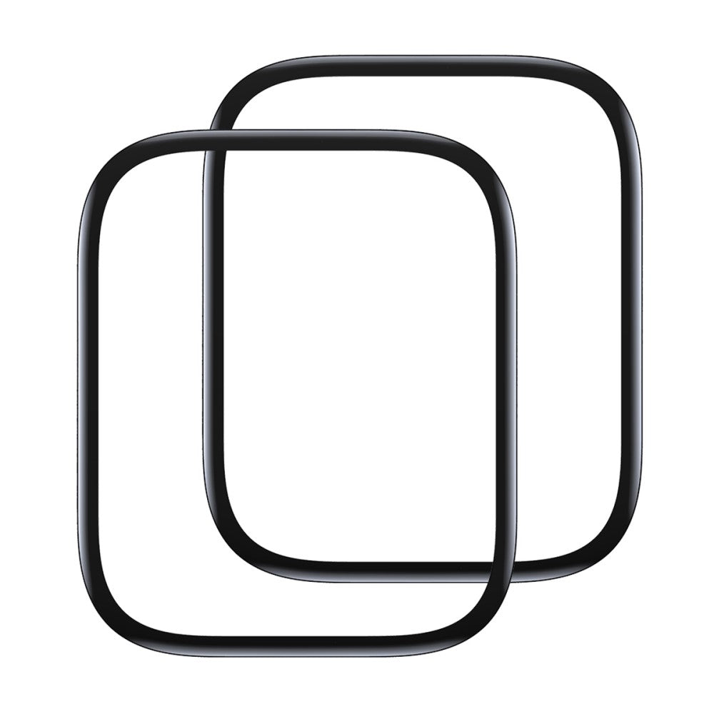 2stk Universal Apple Plastik  HD Skærmbeskytter - Sort#serie_639