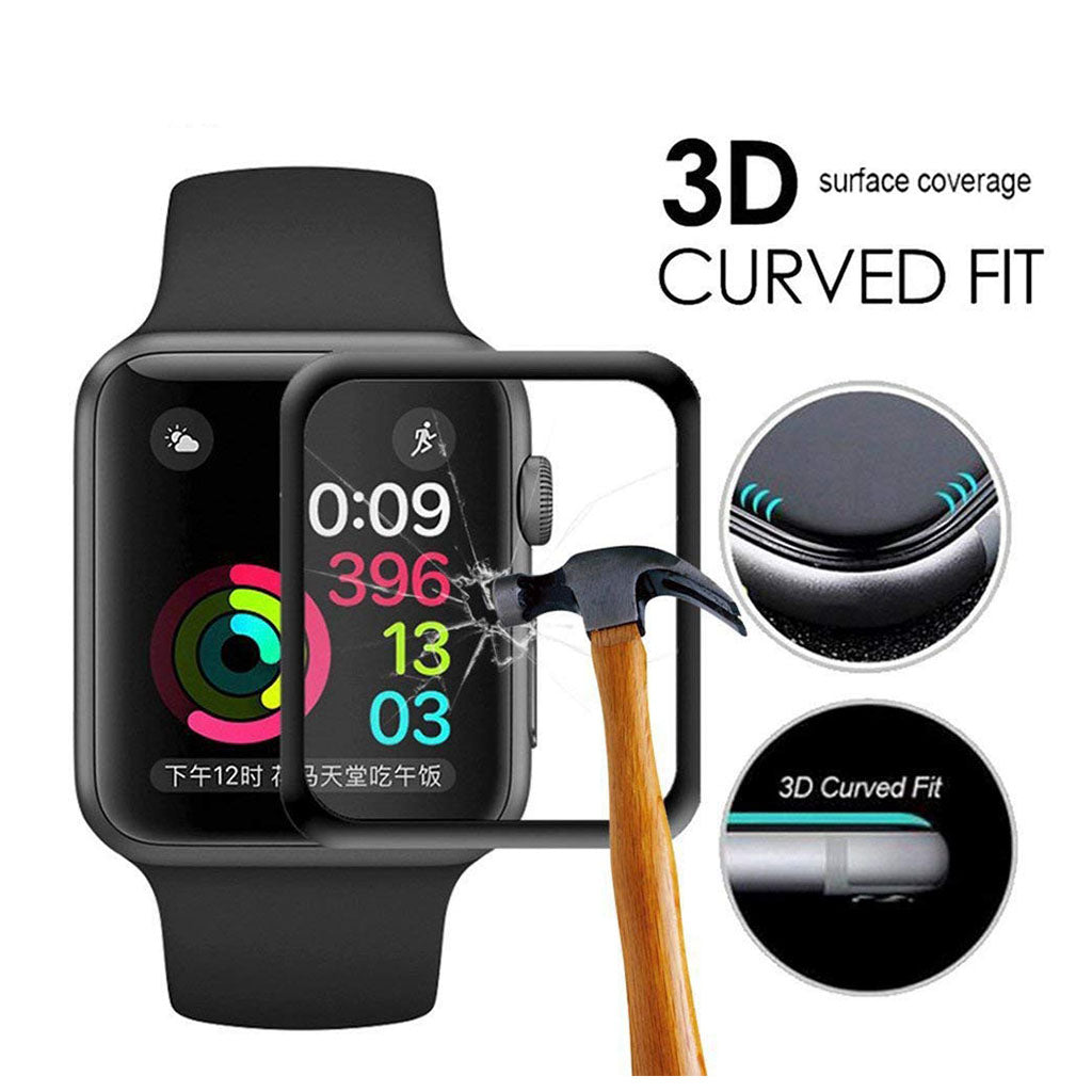Apple Watch Series 4 40mm / Apple Watch 40mm Hรฆrdet Glas Skรฆrmbeskytter - Gennemsigtig#serie_205