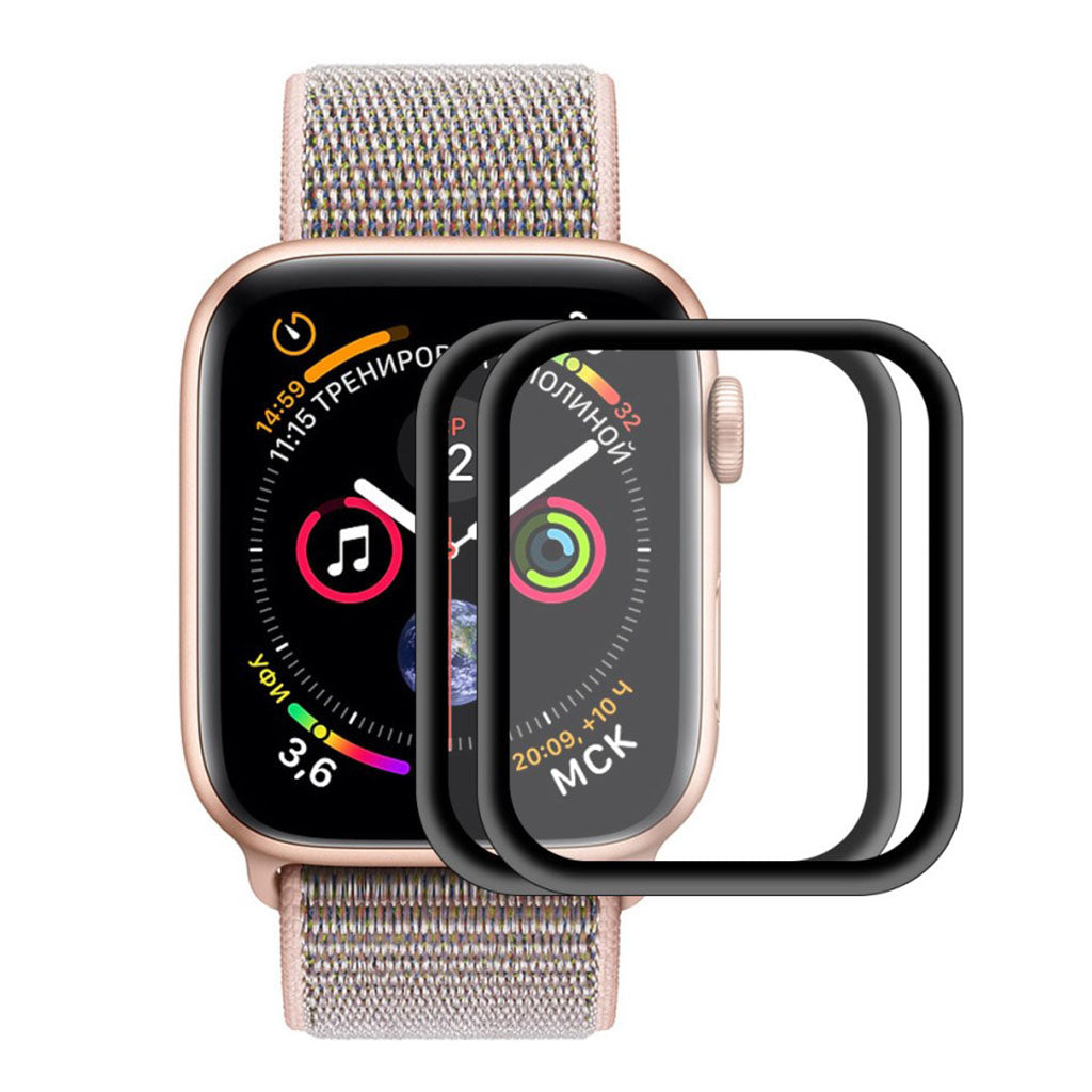 2stk Apple Watch Series 4 40mm / Apple Watch 40mm Hรฆrdet Glas Skรฆrmbeskytter - Gennemsigtig#serie_210