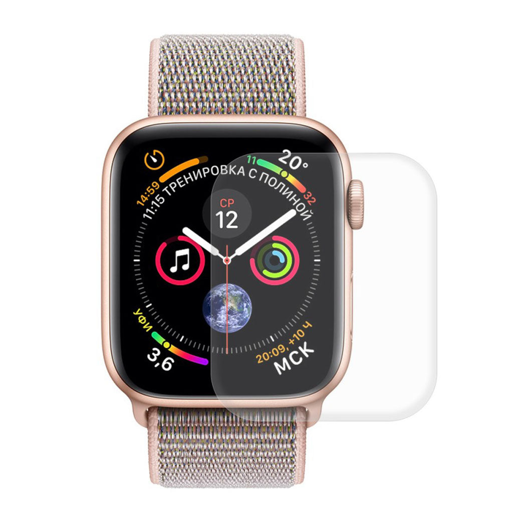 Apple Watch Series 4 40mm / Apple Watch 40mm Plastik  HD Skรฆrmbeskytter - Gennemsigtig#serie_215