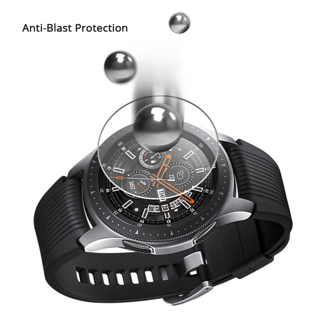 Samsung Galaxy Watch (46mm) Hรฆrdet Glas Skรฆrmbeskytter - Gennemsigtig#serie_291