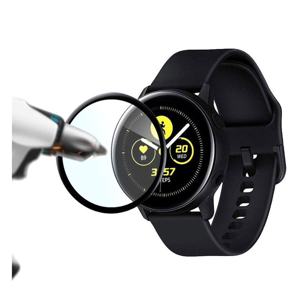 2stk Samsung Galaxy Watch Active Hรฆrdet Glas Skรฆrmbeskytter - Gennemsigtig#serie_348