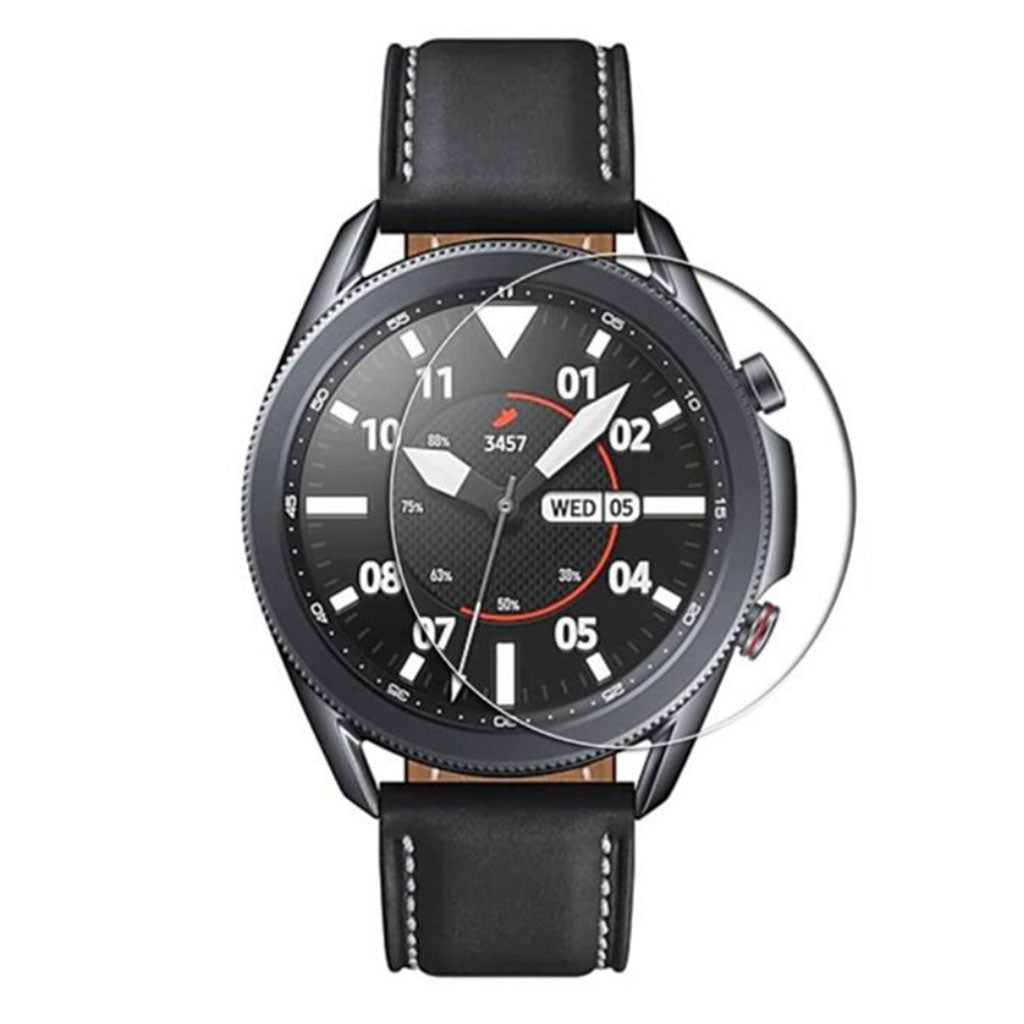 Samsung Galaxy Watch 3 (41mm) Hรฆrdet Glas Skรฆrmbeskytter - Gennemsigtig#serie_438