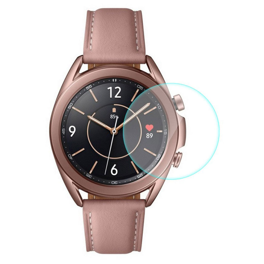 Samsung Galaxy Watch 3 (41mm) Hรฆrdet Glas Skรฆrmbeskytter - Gennemsigtig#serie_445