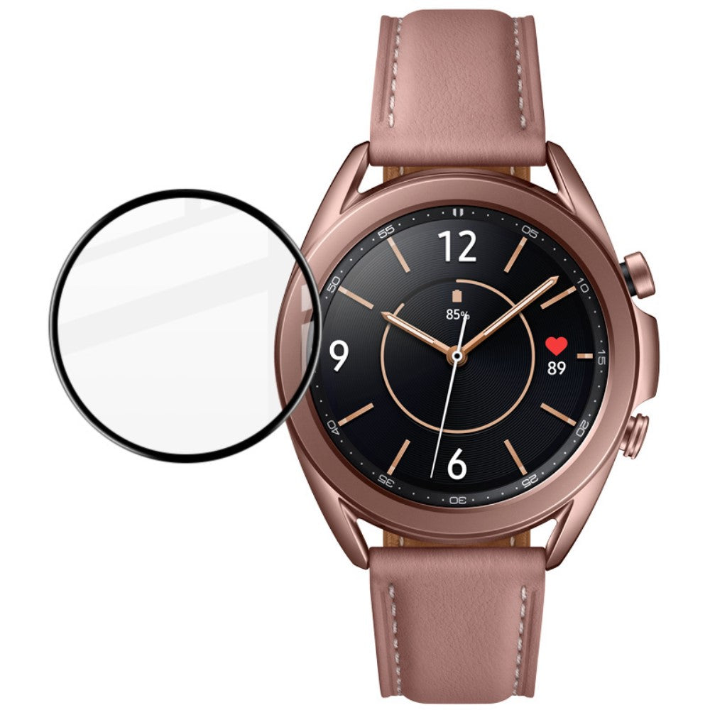 Samsung Galaxy Watch 3 (41mm) Silikone  HD Skรฆrmbeskytter - Gennemsigtig#serie_623