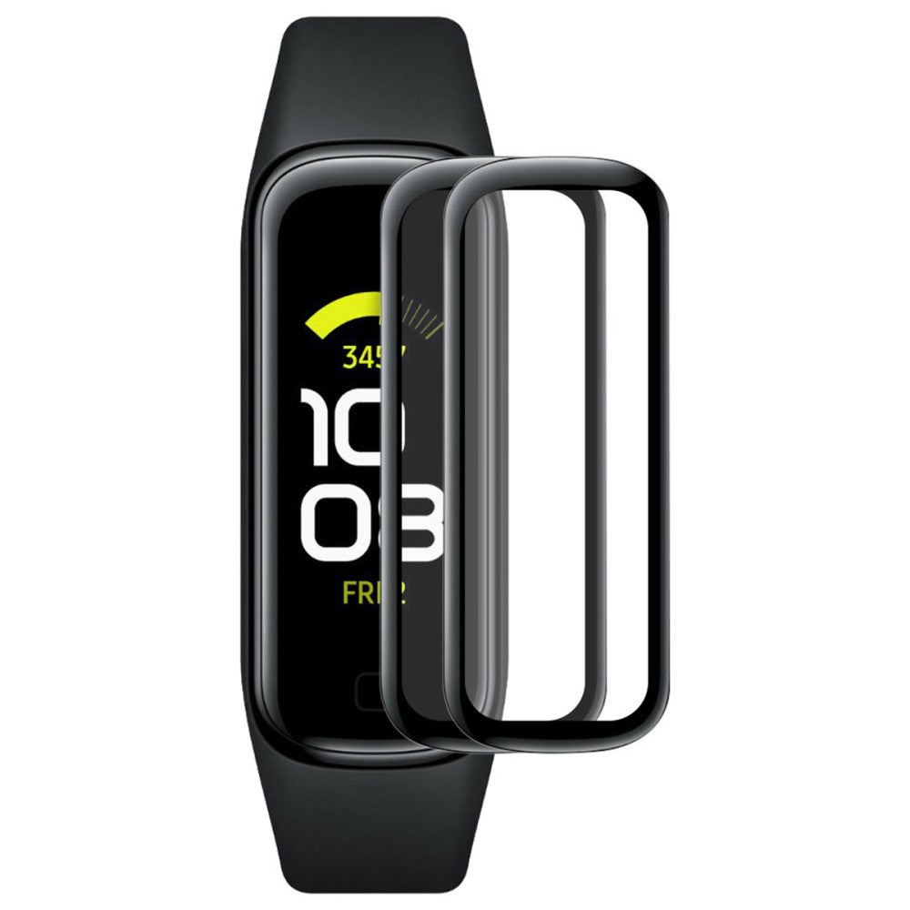 2stk Samsung Galaxy Fit 2 Silikone Skรฆrmbeskytter - Gennemsigtig#serie_903