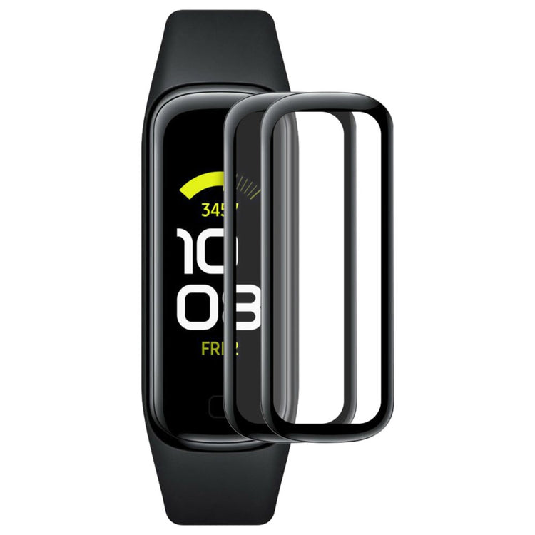2stk Samsung Galaxy Fit 2 Silikone Skærmbeskytter - Gennemsigtig#serie_903