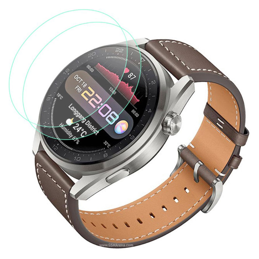 Huawei Watch 3 Pro Hรฆrdet Glas Skรฆrmbeskytter - Gennemsigtig#serie_279