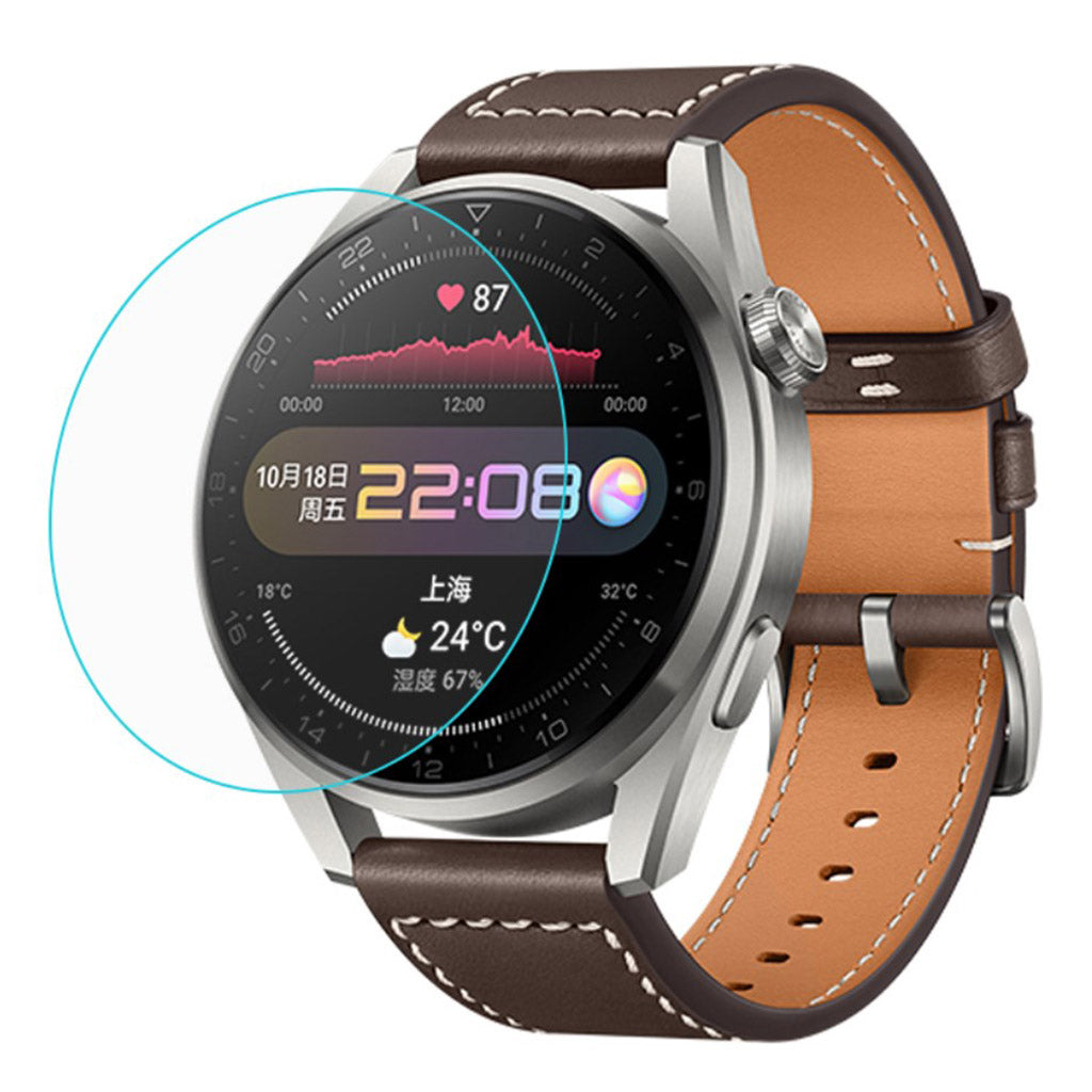 Huawei Watch 3 Pro Plastik Skรฆrmbeskytter - Gennemsigtig#serie_300