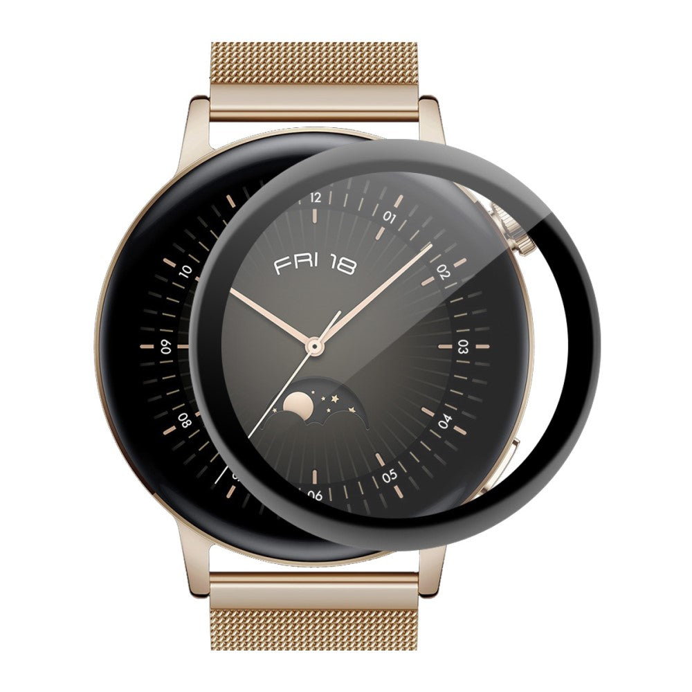 Huawei Watch GT 3 (42mm) Plastik  HD Skรฆrmbeskytter - Gennemsigtig#serie_313