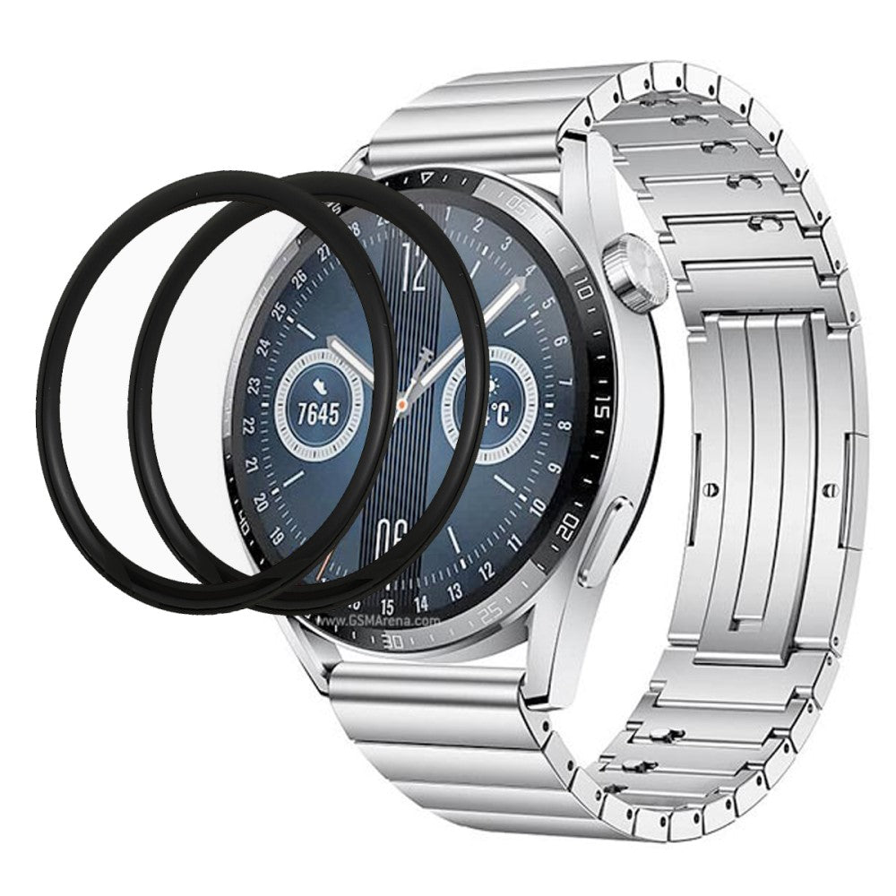 2stk Huawei Watch GT 3 (42mm) Plastik Skรฆrmbeskytter - Gennemsigtig#serie_319