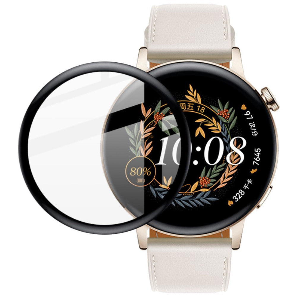 Huawei Watch GT 3 (42mm) Plastik  HD Skรฆrmbeskytter - Gennemsigtig#serie_320