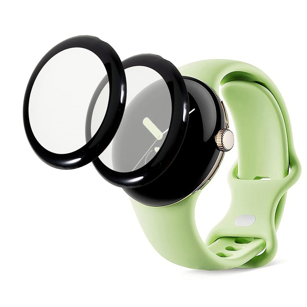 2stk Google Pixel Watch Plastik  HD Skรฆrmbeskytter - Gennemsigtig#serie_089