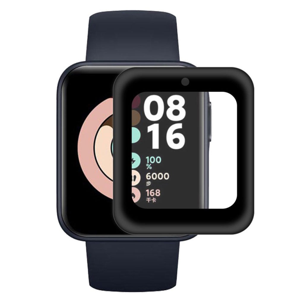 Xiaomi Redmi Watch Plastik Skรฆrmbeskytter - Sort#serie_106