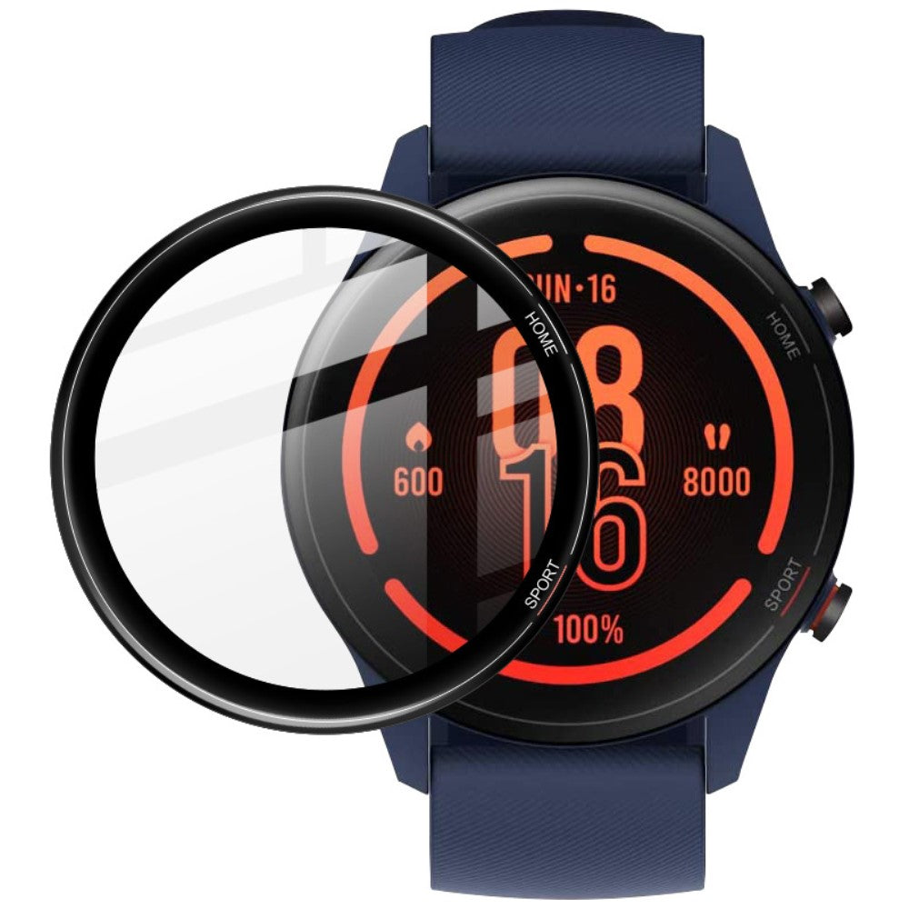 Xiaomi Mi Watch Color Sports Plastik Skรฆrmbeskytter - Gennemsigtig#serie_143