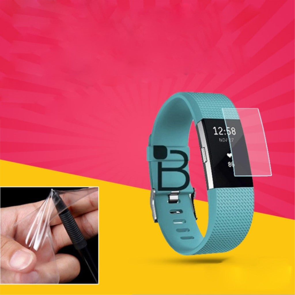 Fitbit Charge 2 Plastik Skærmbeskytter - Gennemsigtig#serie_616
