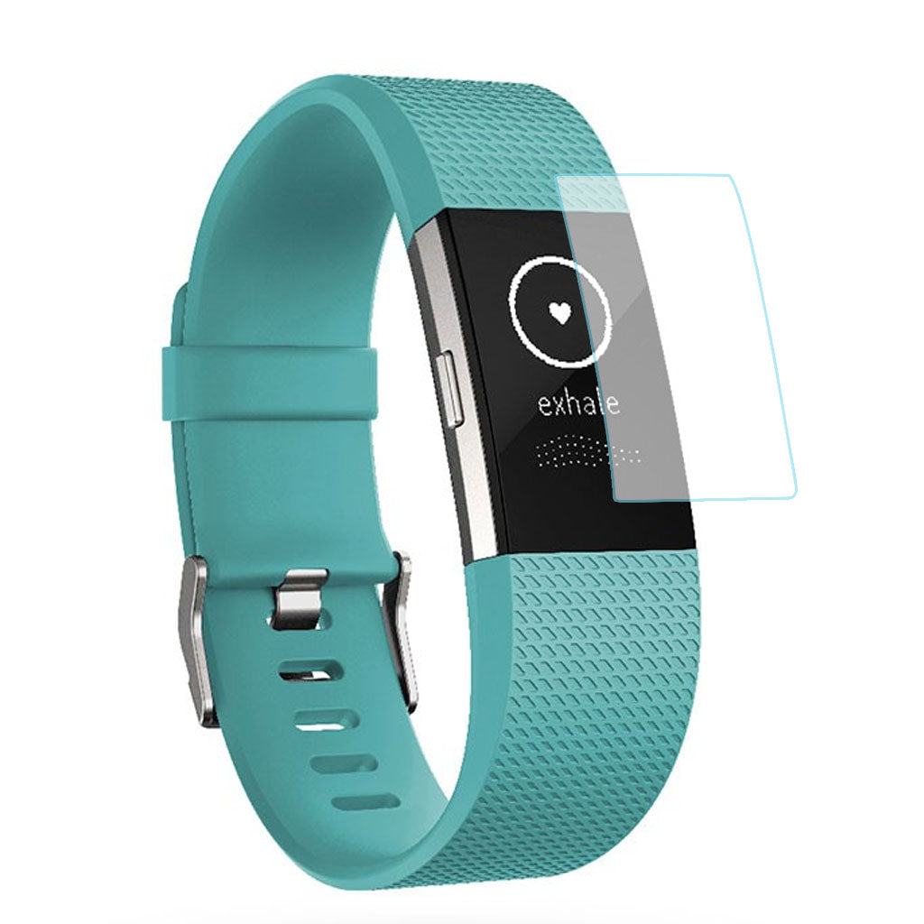 Fitbit Charge 2 Plastik Skรฆrmbeskytter - Gennemsigtig#serie_616