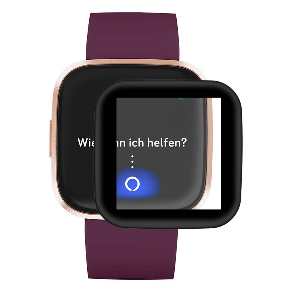 Fitbit Versa 2 Hรฆrdet Glas Skรฆrmbeskytter - Gennemsigtig#serie_622