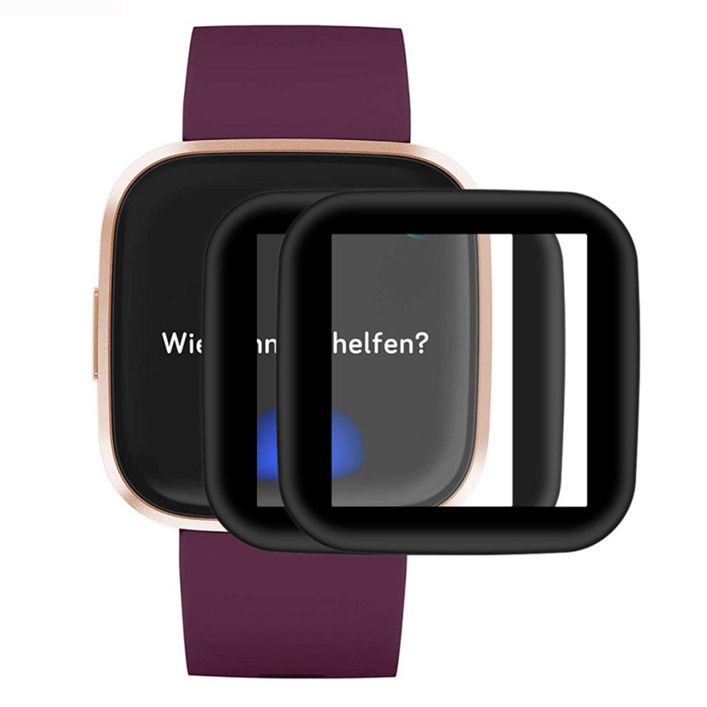 2stk Fitbit Versa 2 Plastik Skรฆrmbeskytter - Gennemsigtig#serie_634