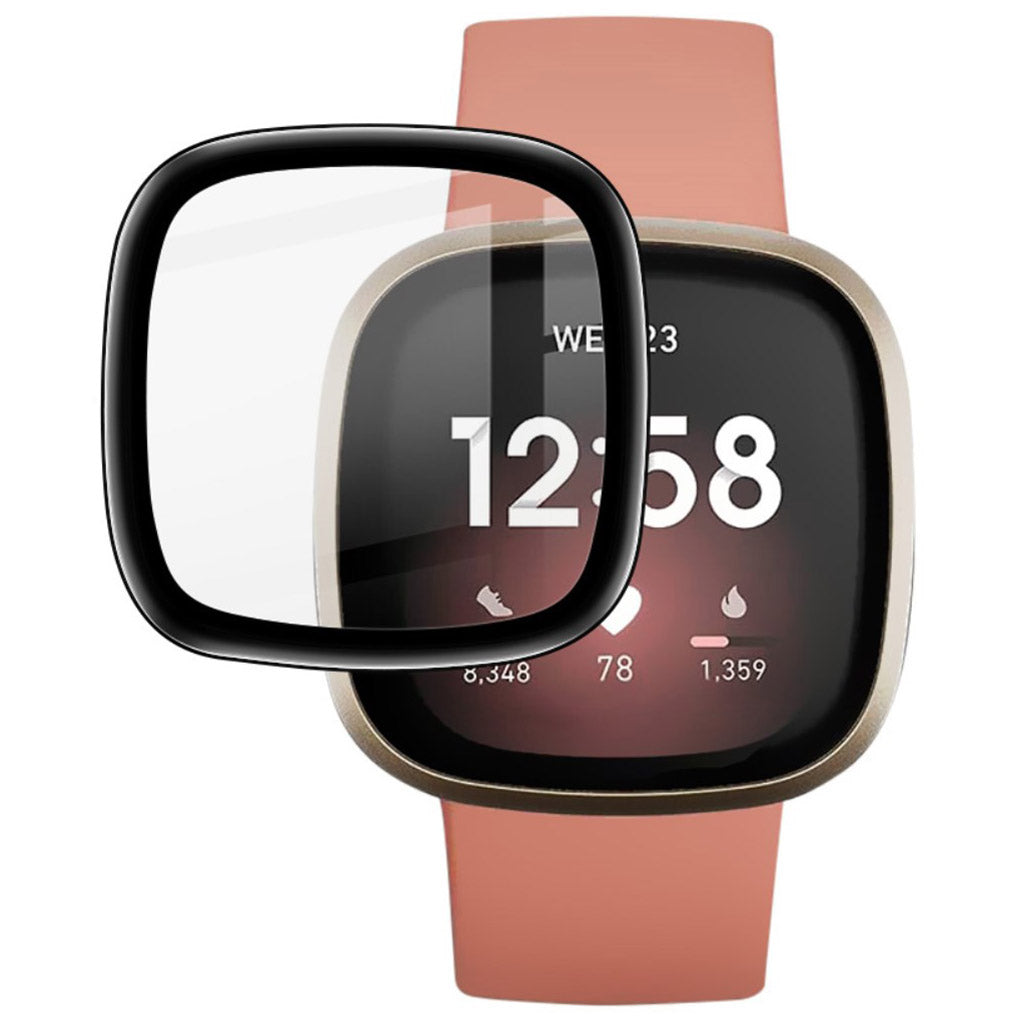Fitbit Versa 3 Plastik Skรฆrmbeskytter - Gennemsigtig#serie_641
