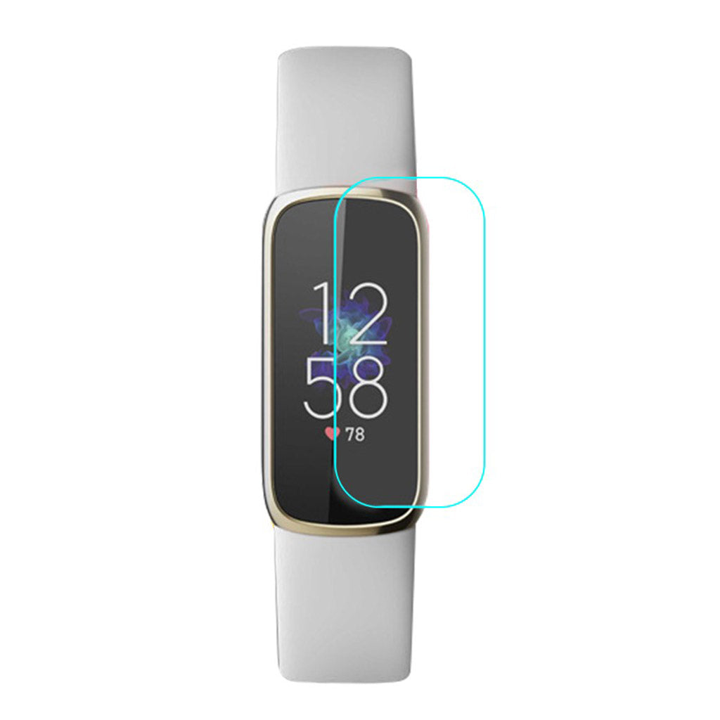 Fitbit Luxe Plastik Skรฆrmbeskytter - Gennemsigtig#serie_639