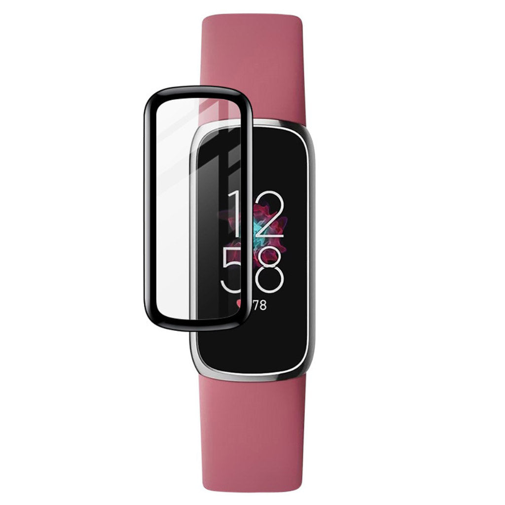 Fitbit Luxe Plastik Skรฆrmbeskytter - Gennemsigtig#serie_640