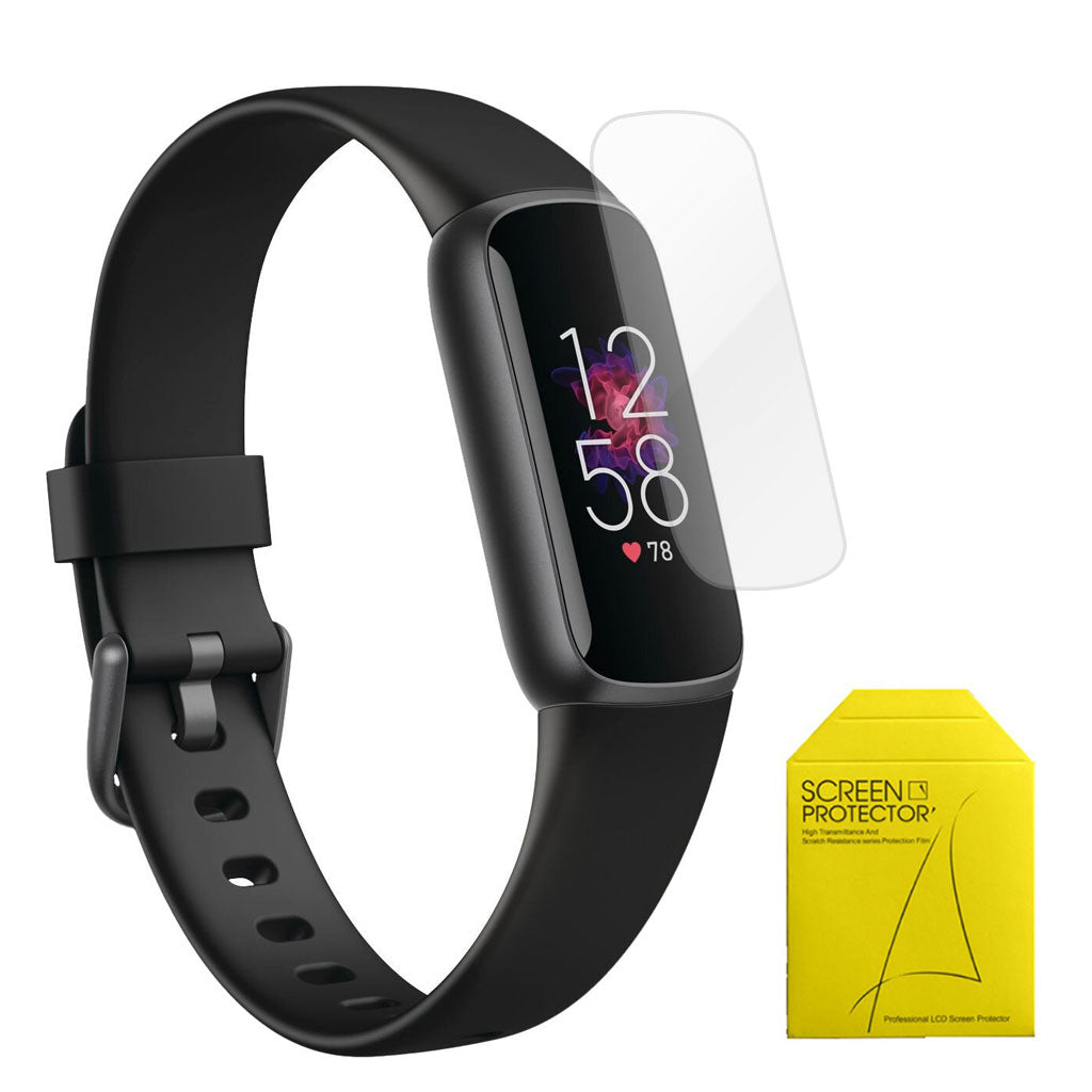 Fitbit Luxe Plastik Skรฆrmbeskytter - Gennemsigtig#serie_642
