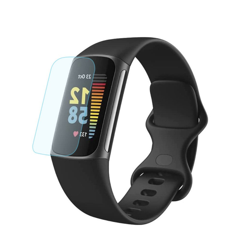 Fitbit Charge 5 Plastik HD Skærmbeskytter - Gennemsigtig#serie_645