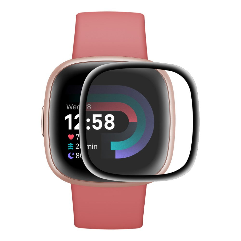 Fitbit Sense 2 / Fitbit Versa 4 Plastik Skรฆrmbeskytter - Gennemsigtig#serie_654