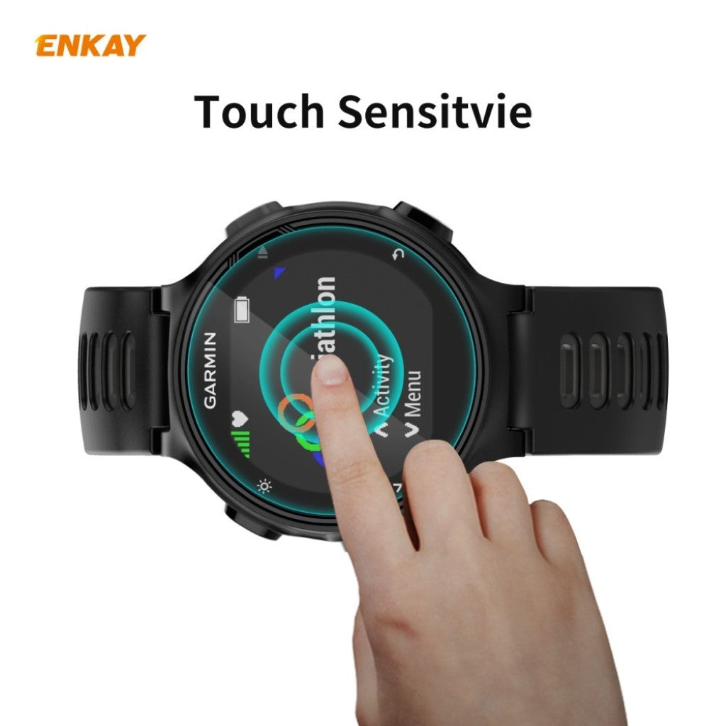 Garmin Forerunner 735 / Garmin Forerunner 735XT Hærdet Glas  9H Skærmbeskytter - Gennemsigtig#serie_010