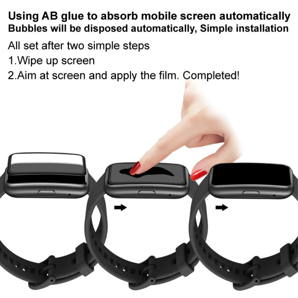 Garmin Venu Sq Plastik HD Skærmbeskytter - Gennemsigtig#serie_150