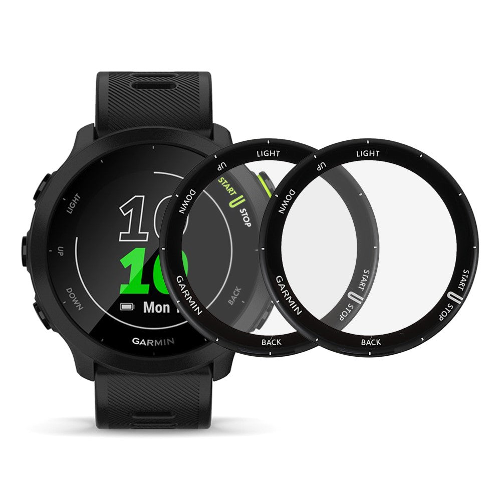 2stk Garmin Forerunner 158 Plastik  HD Skรฆrmbeskytter - Gennemsigtig#serie_186