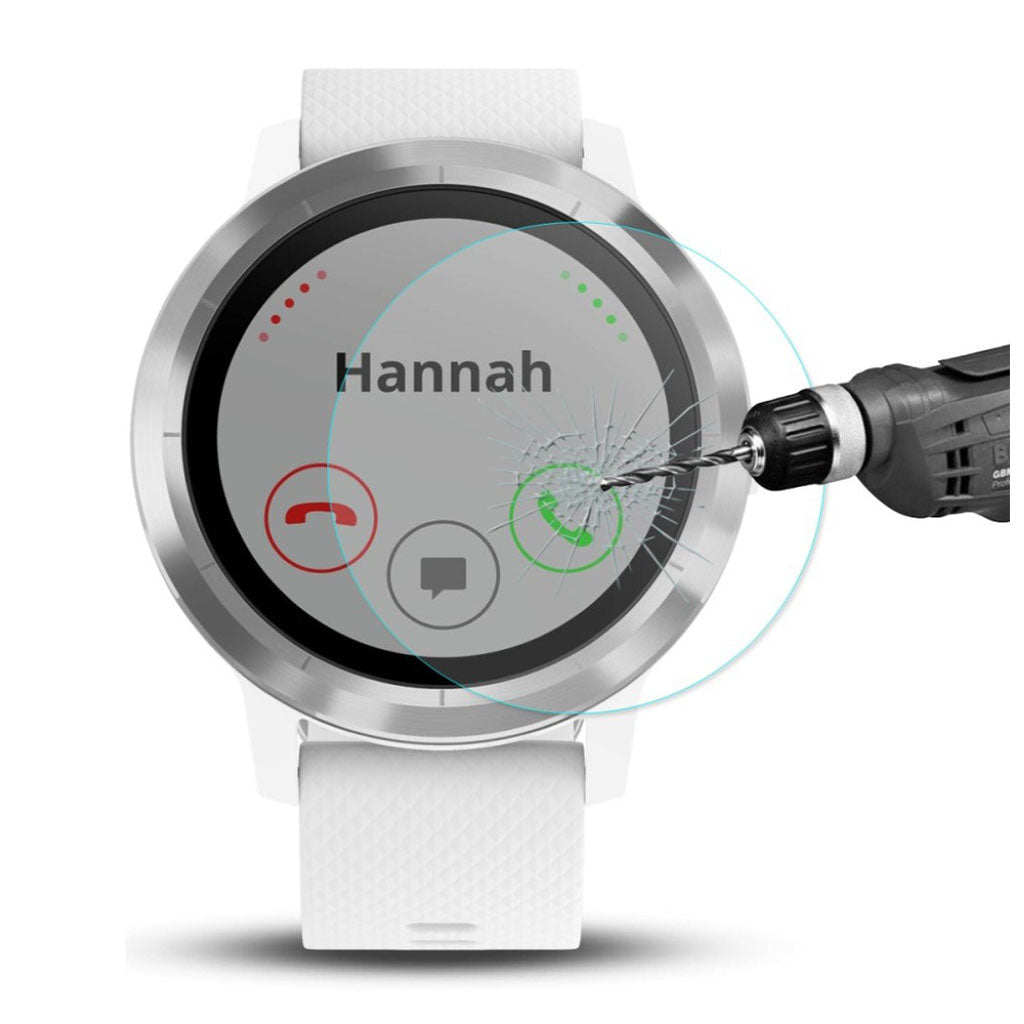 Garmin Vivoactive 3 Hรฆrdet Glas Skรฆrmbeskytter - Gennemsigtig#serie_048