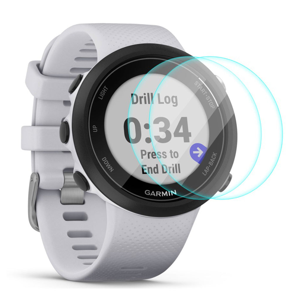 2stk Garmin Swim 2 Hรฆrdet Glas  9H Skรฆrmbeskytter - Gennemsigtig#serie_061