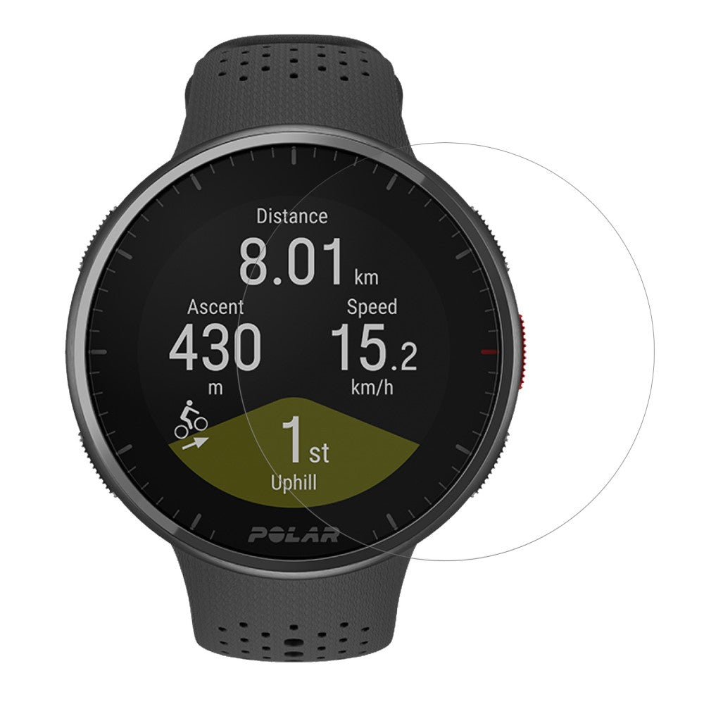 Polar Pacer Pro Plastik  HD Skรฆrmbeskytter - Gennemsigtig#serie_1