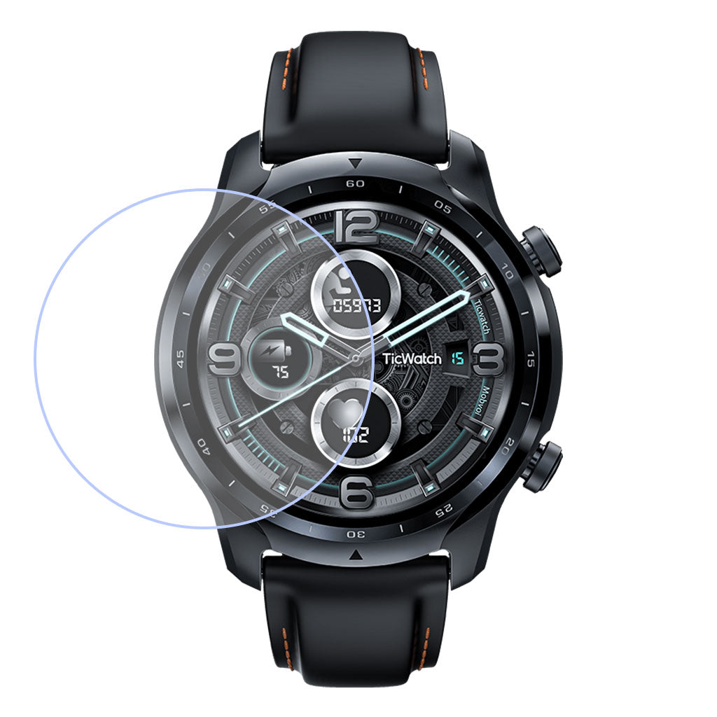 Ticwatch Pro 3 / Ticwatch S2 Silikone Skรฆrmbeskytter - Gennemsigtig#serie_1