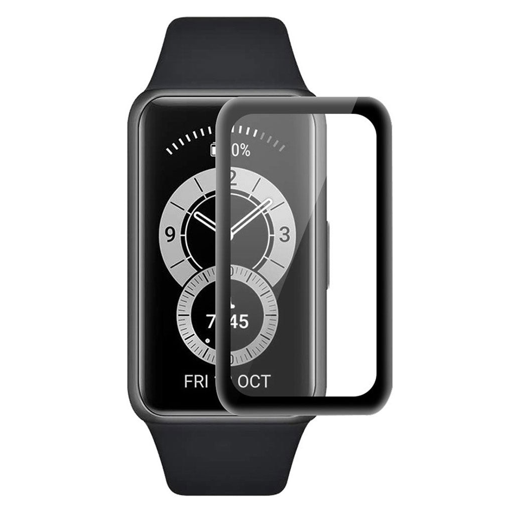 Honor Band 6 Plastik  3D Kurvet Skรฆrmbeskytter - Gennemsigtig#serie_2