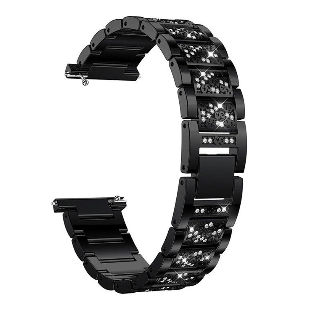 Huawei Watch GT / Samsung Gear S3 / Frontier 22mm dรฉcor watch band - Black#serie_1