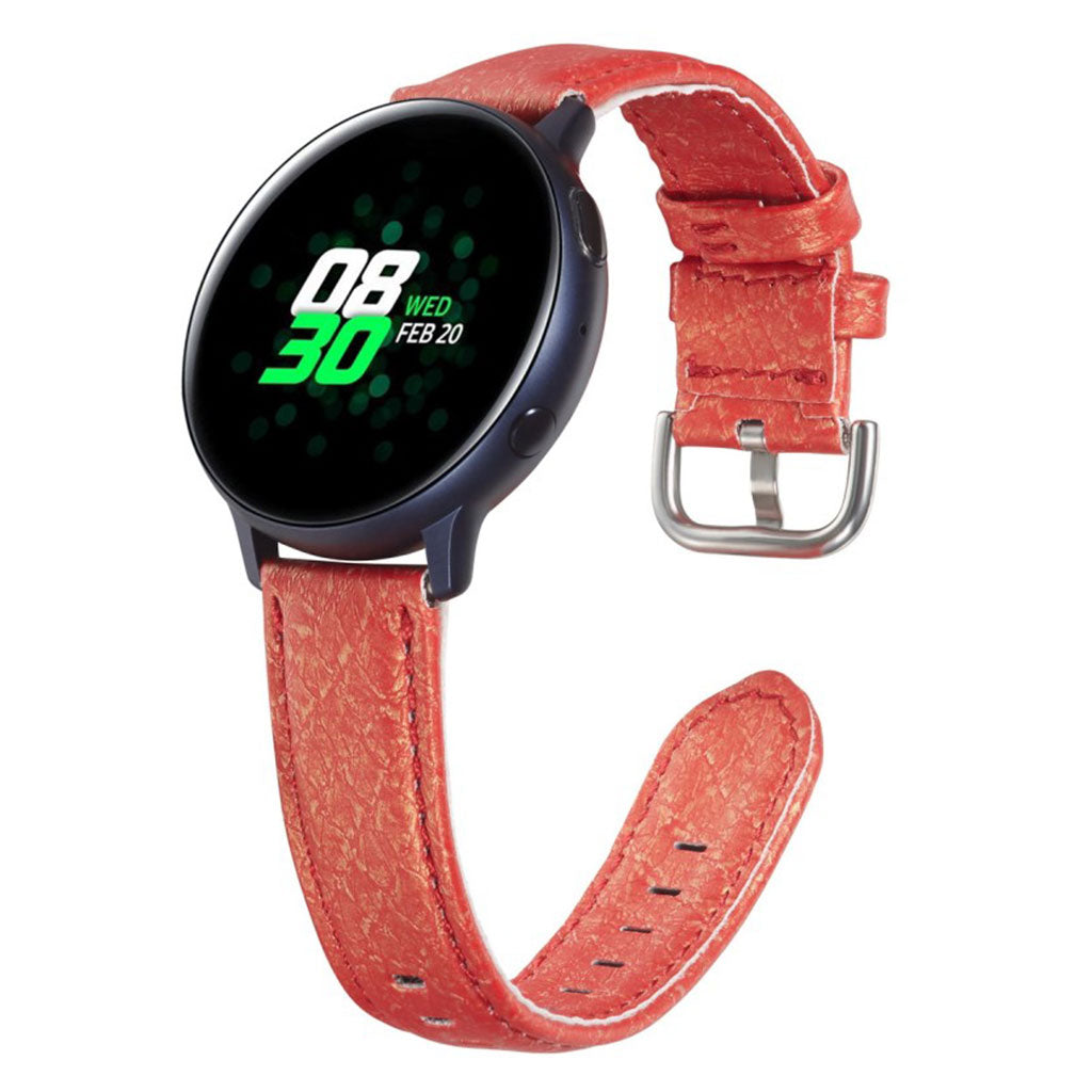 Universal cool leather watch band - Red#serie_2