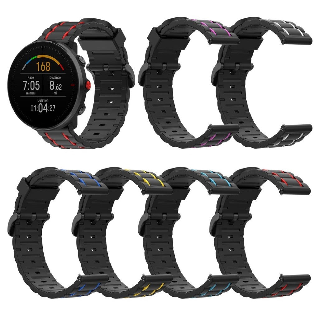 Glimrende Universal Silikone Rem - Sort#serie_1