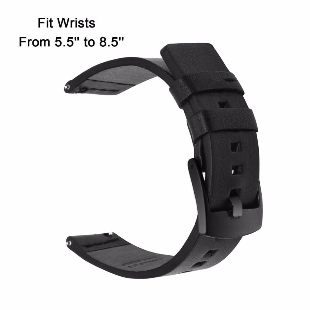 Rigtigt godt Universal Ægte læder Rem - Sort#serie_1