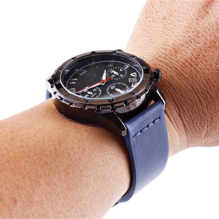 Rigtigt godt Universal Ægte læder Rem - Blå#serie_3