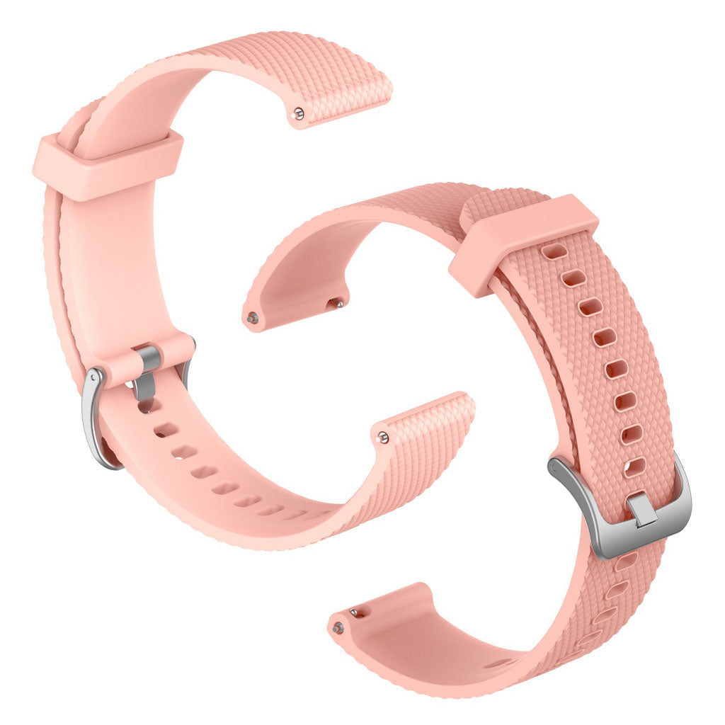 Universal textured silicone watch band - Khaki / Size: L#serie_7