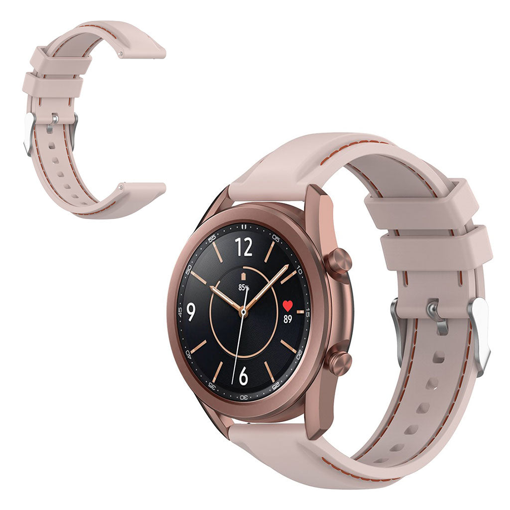 20mm Universal unique silicone watch band - Light Pink#serie_6