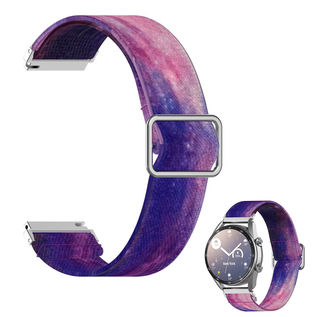22mm Universal pattern printing nylon watch band - Starry Sky#serie_11