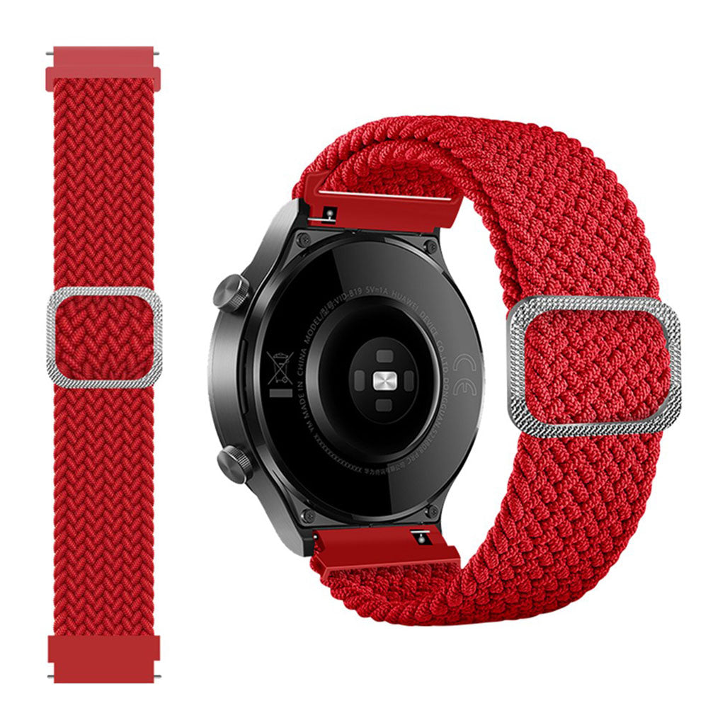 22m Universal braid pattern watch strap - Red#serie_11