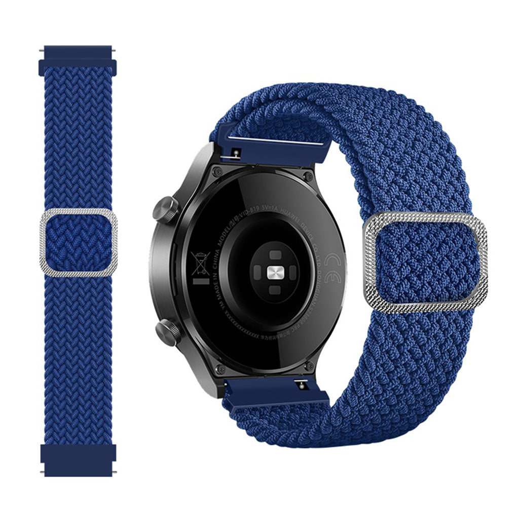 22m Universal braid pattern watch strap - Blue#serie_15