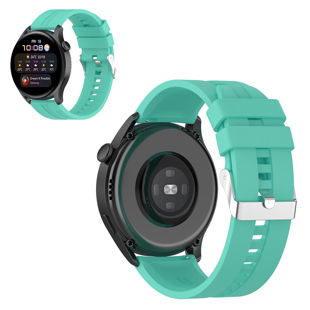 22mm Universal silicone watch strap - Lake Blue#serie_9